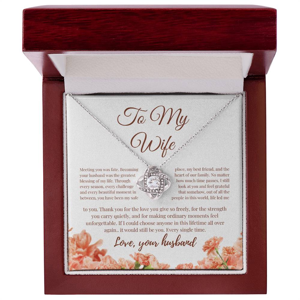 Love Knot Necklace - Vue 2