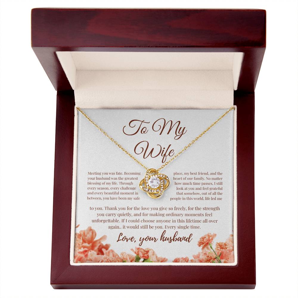 Love Knot Necklace - Vue 2